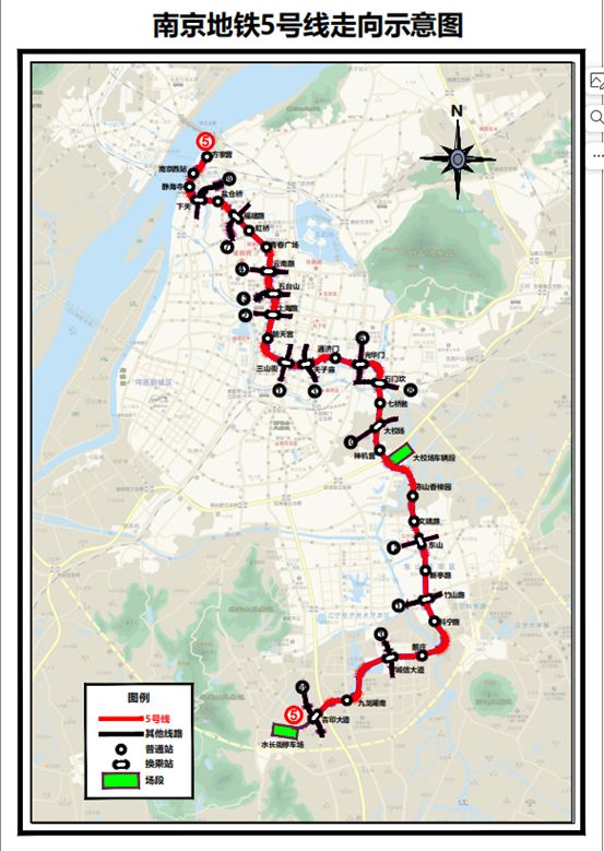 南京地铁12号线最新线路图