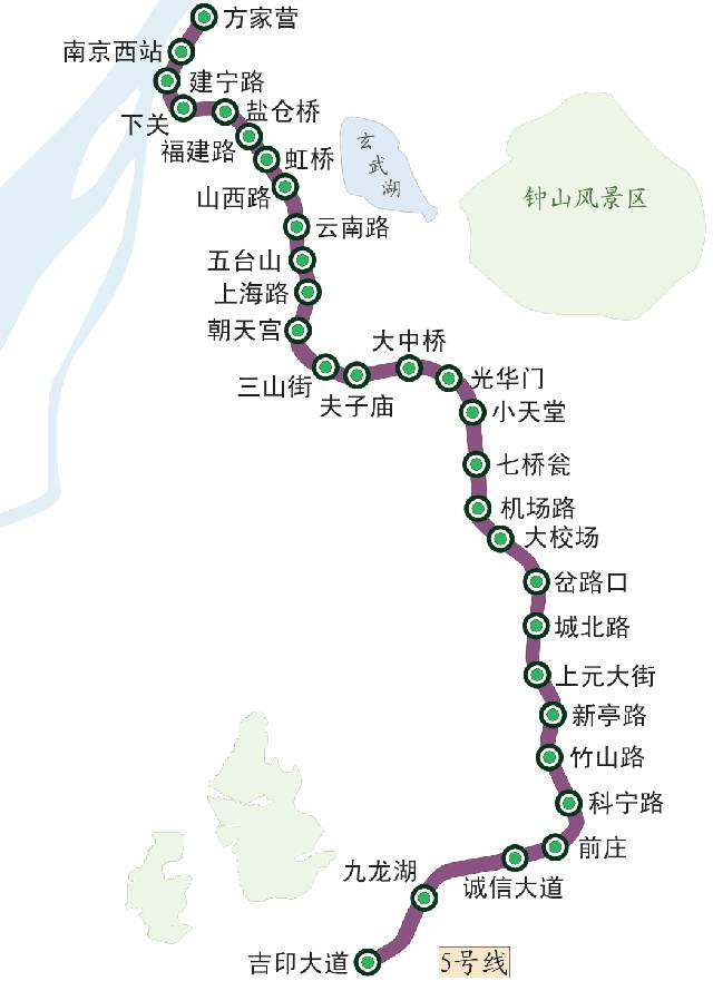 南京地铁6号线最新线路图